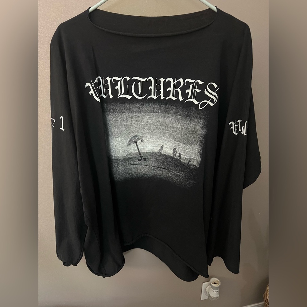 Black Graphic Long Sleeve Shirt